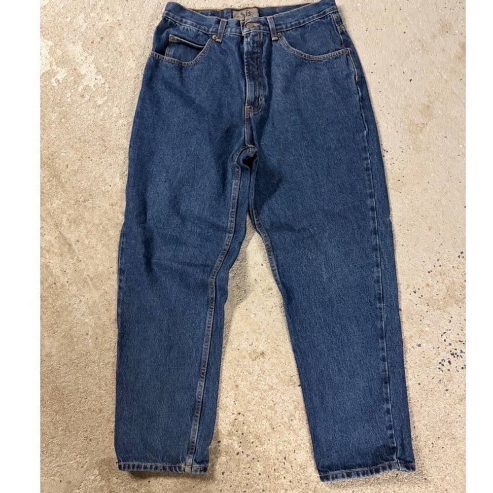 Geoffrey Beene GB Jeans Mens 34x30 Medium Wash Blue Straight Leg Denim Pants